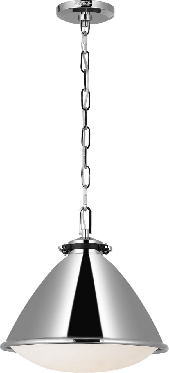 Hayward Medium Pendant Polished Nickel