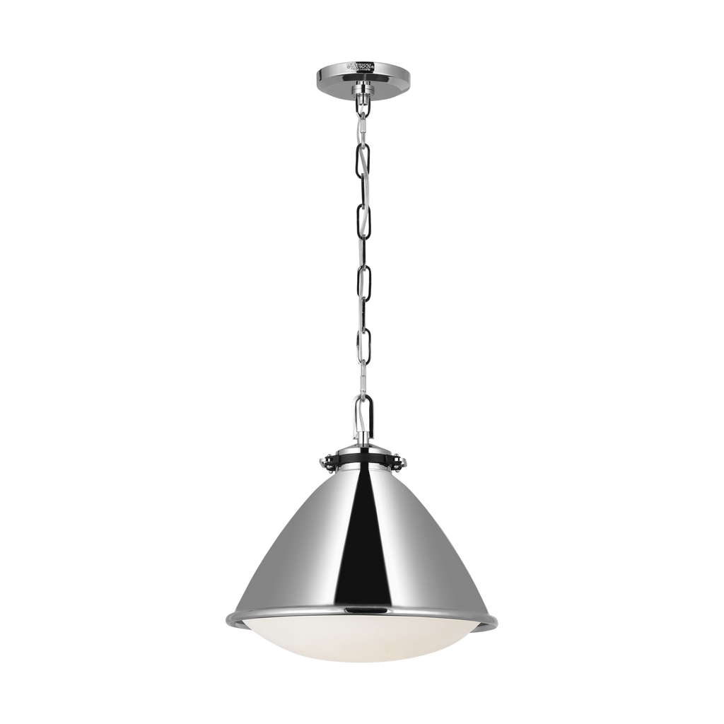 Hayward Medium Pendant Polished Nickel