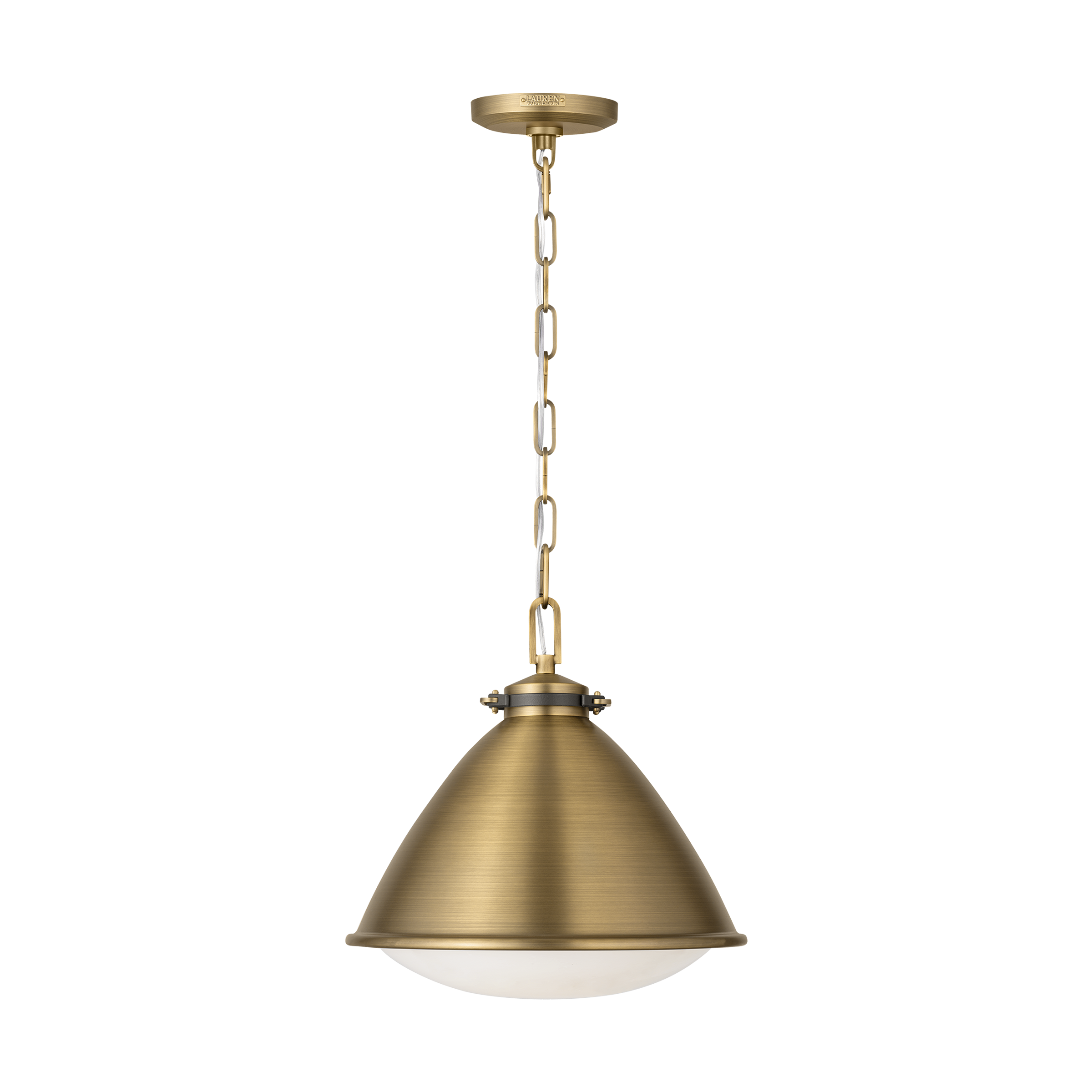Hayward Medium Pendant Time Worn Brass