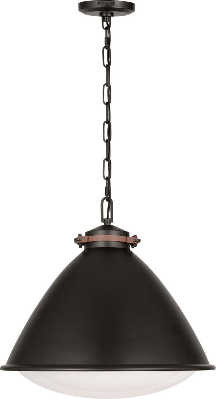 Hayward Large Pendant Aged Iron