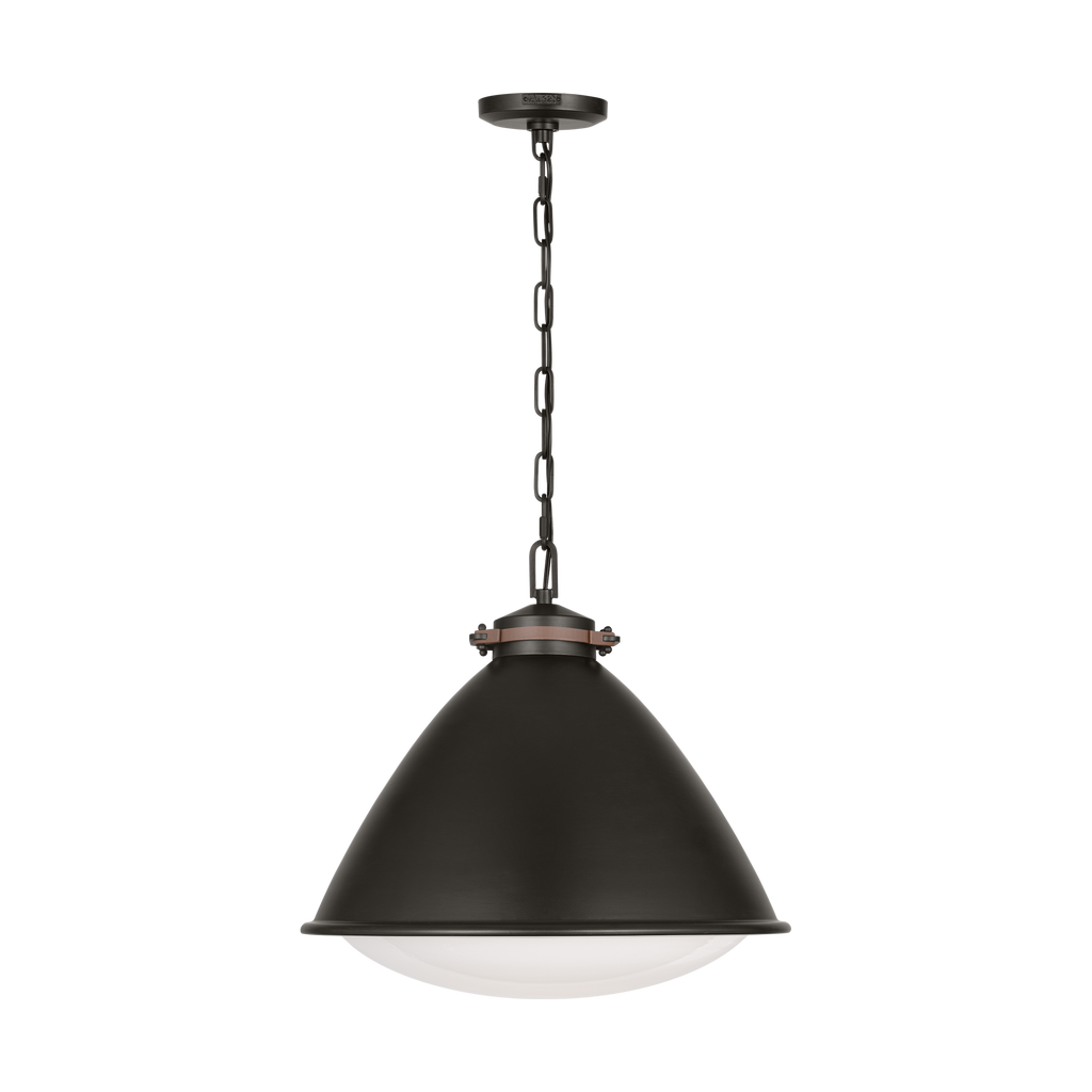 Hayward Large Pendant Aged Iron