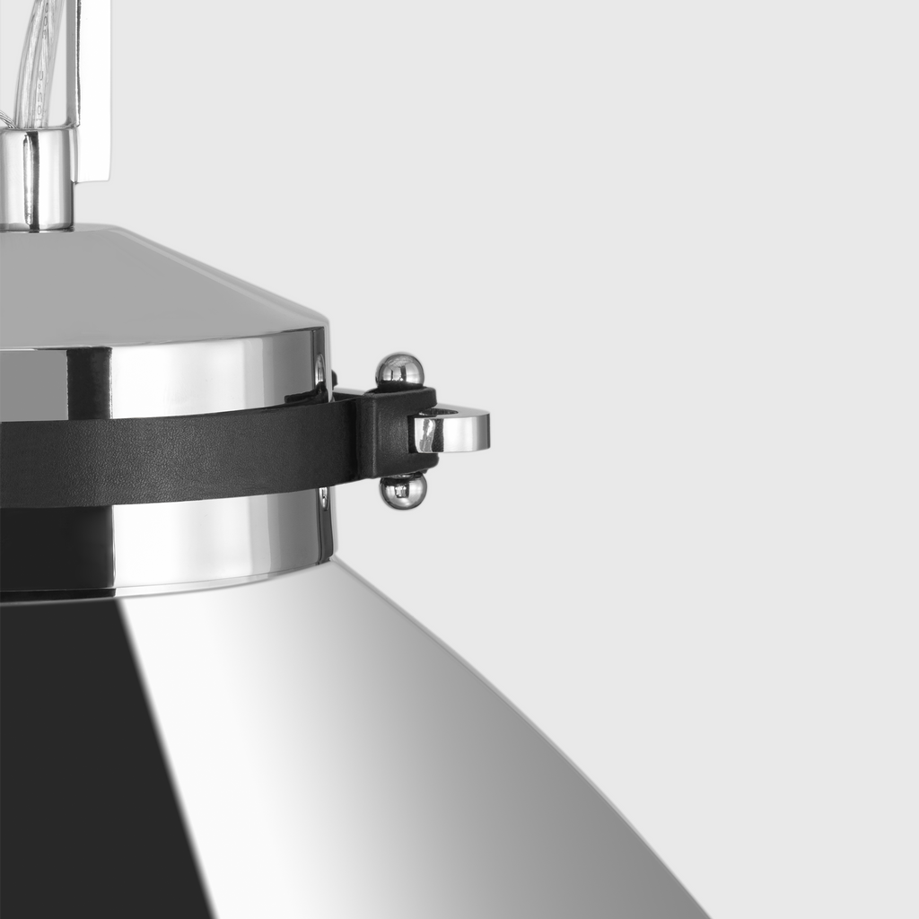 Hayward Large Pendant Polished Nickel