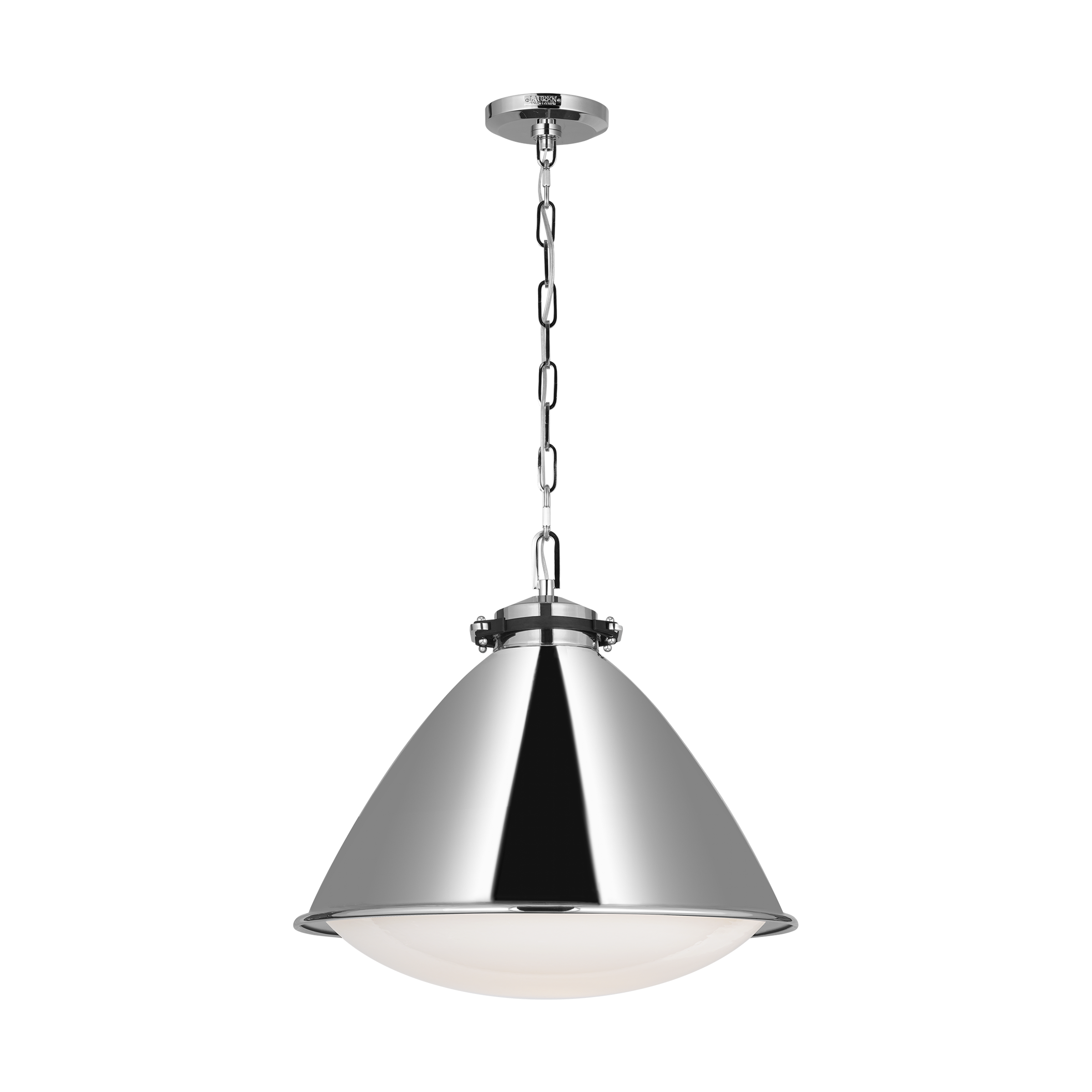 Hayward Large Pendant Polished Nickel
