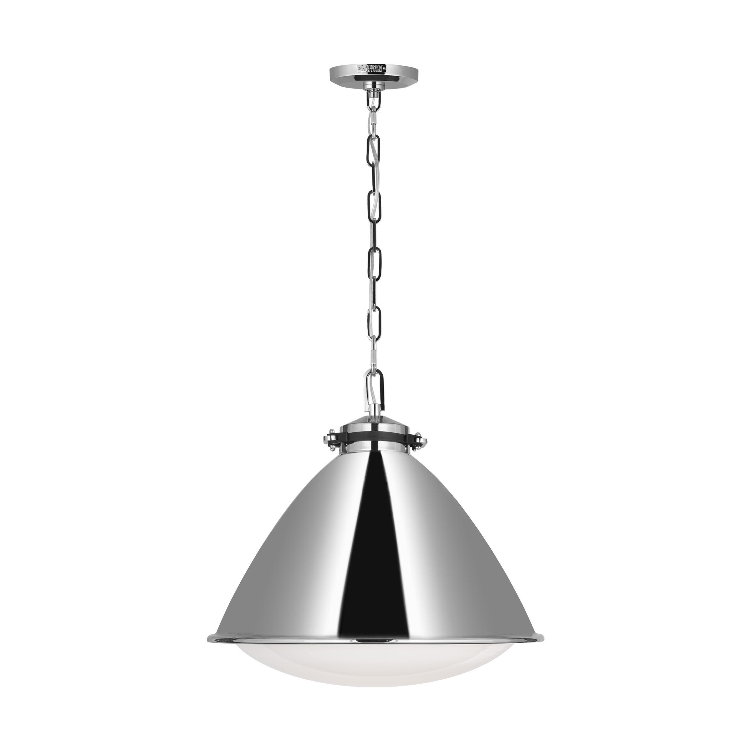 Hayward Large Pendant Polished Nickel