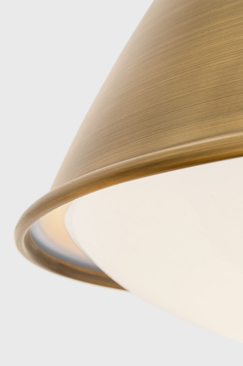 Hayward Large Pendant Time Worn Brass