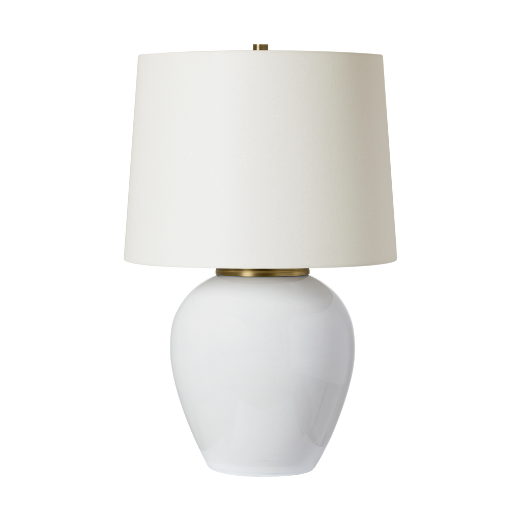 Lilian Medium Table Lamp New White