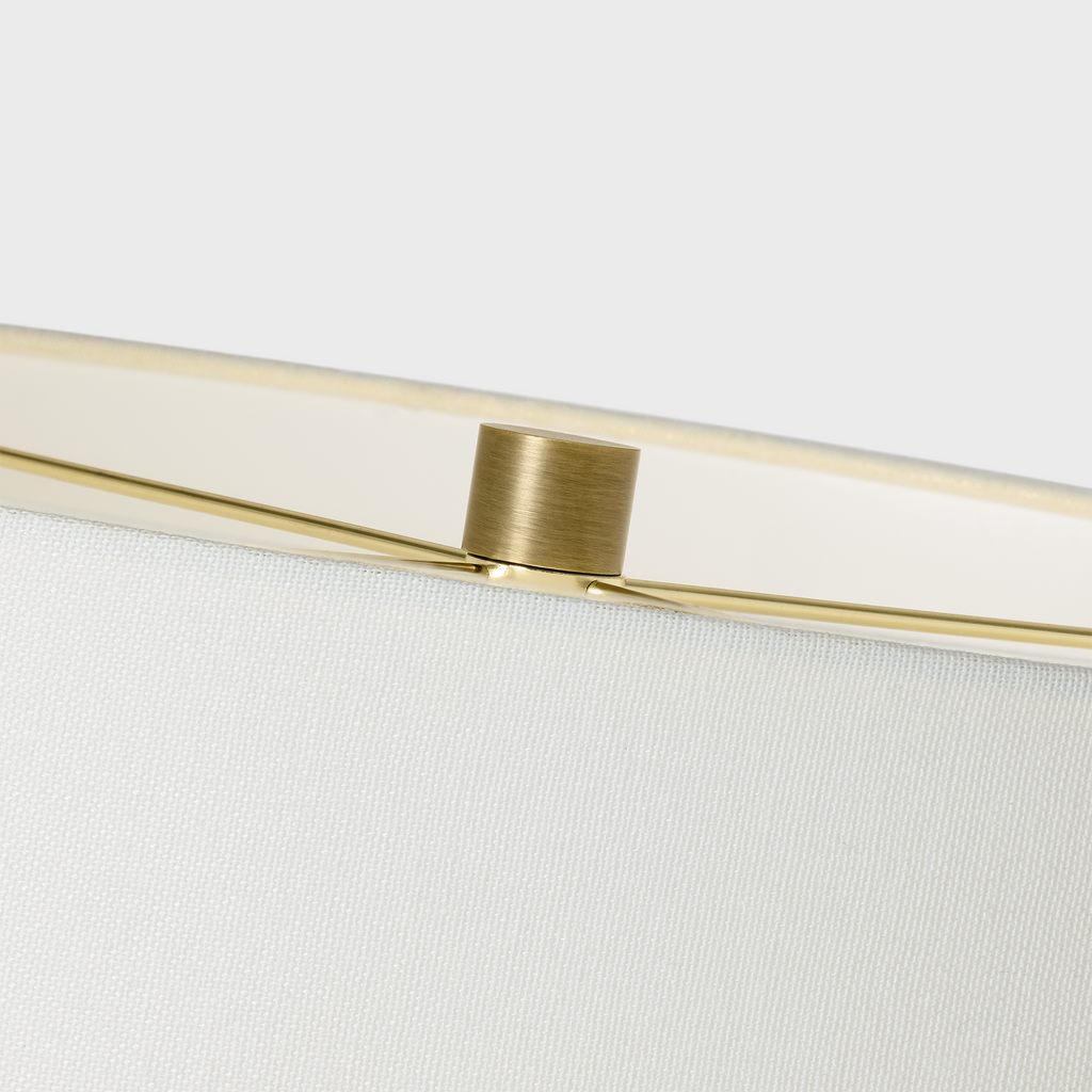 Marcel Medium Table Lamp New White