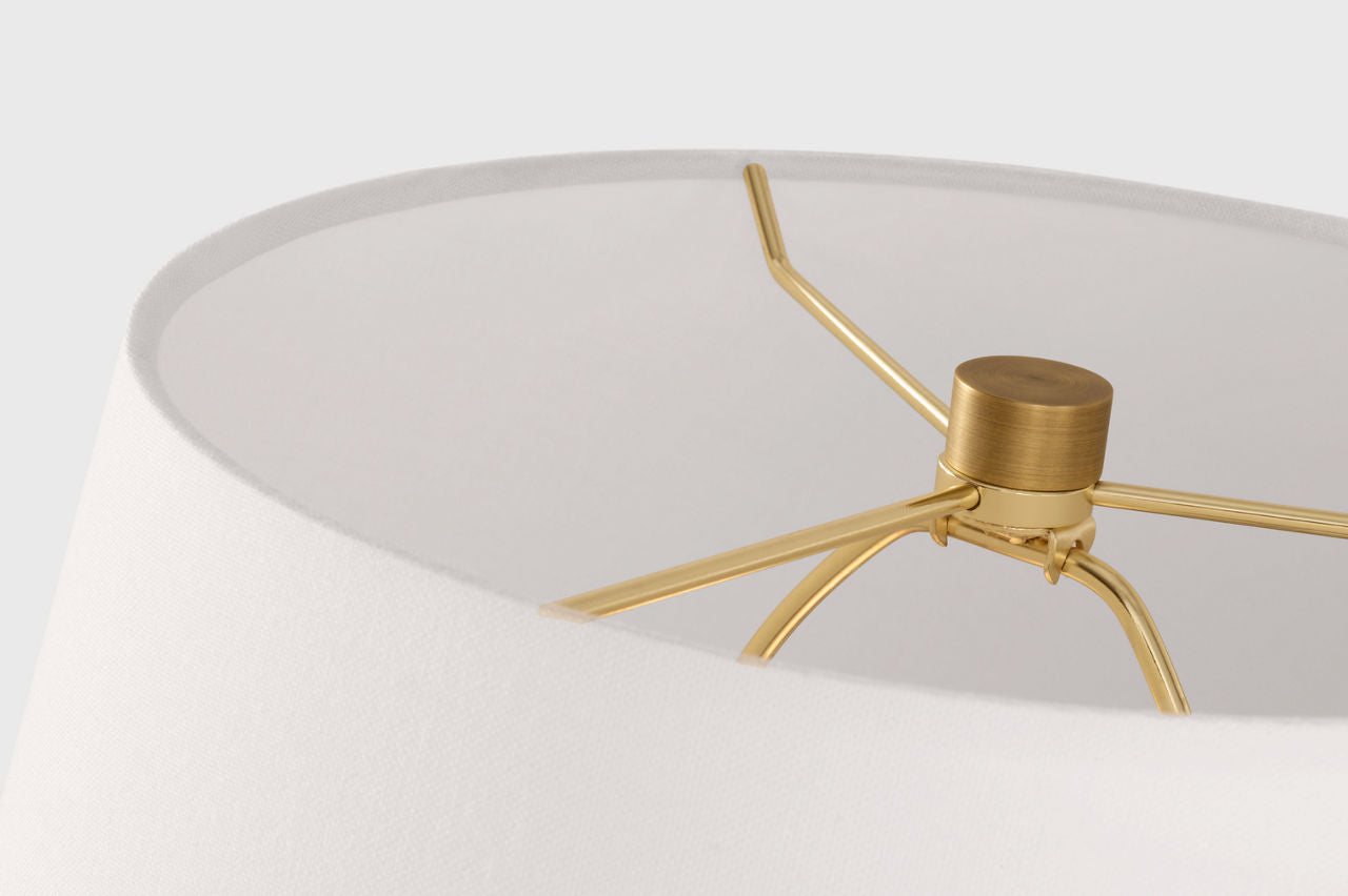 Grayson Medium Table Lamp Time Worn Brass