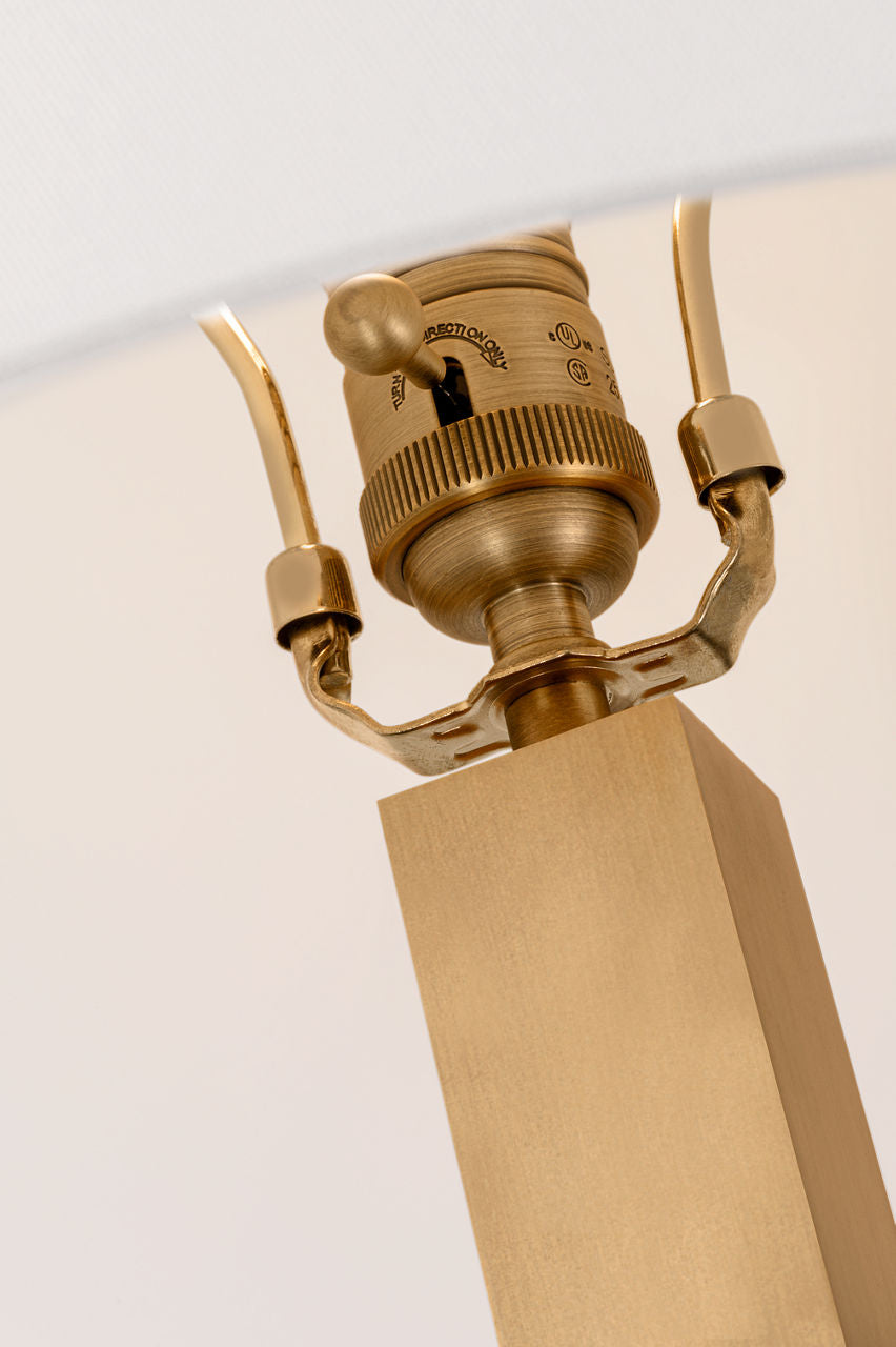 Grayson Medium Floor Lamp Time Worn Brass