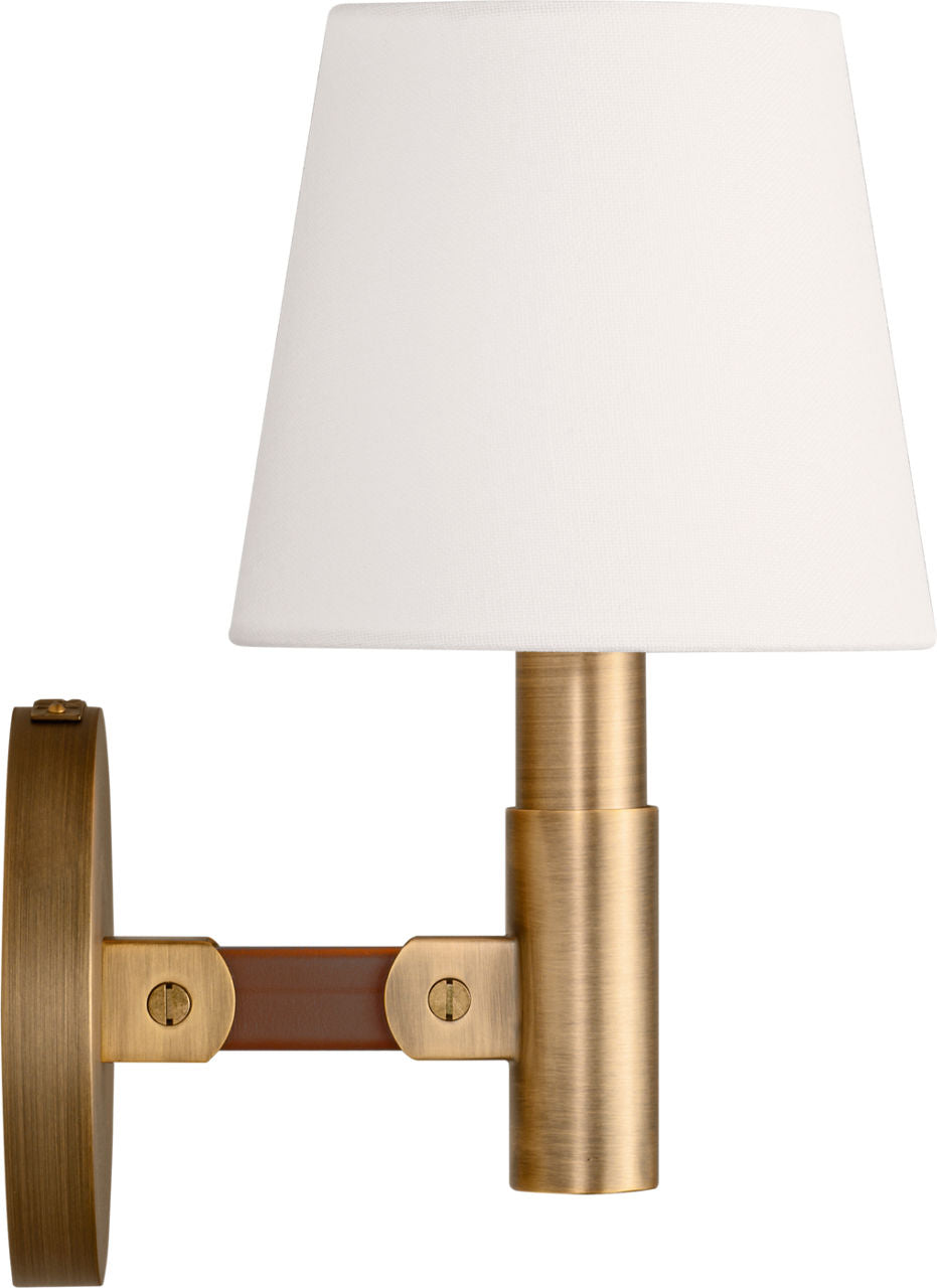 Grayson Small Sconce Time Worn Brass