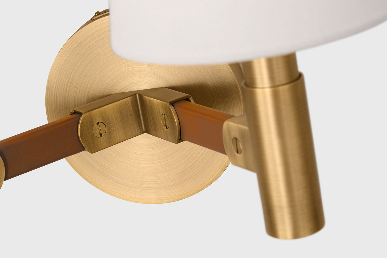 Grayson Medium Sconce Time Worn Brass