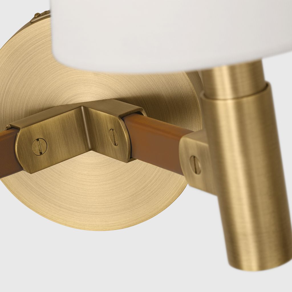 Grayson Medium Sconce Time Worn Brass