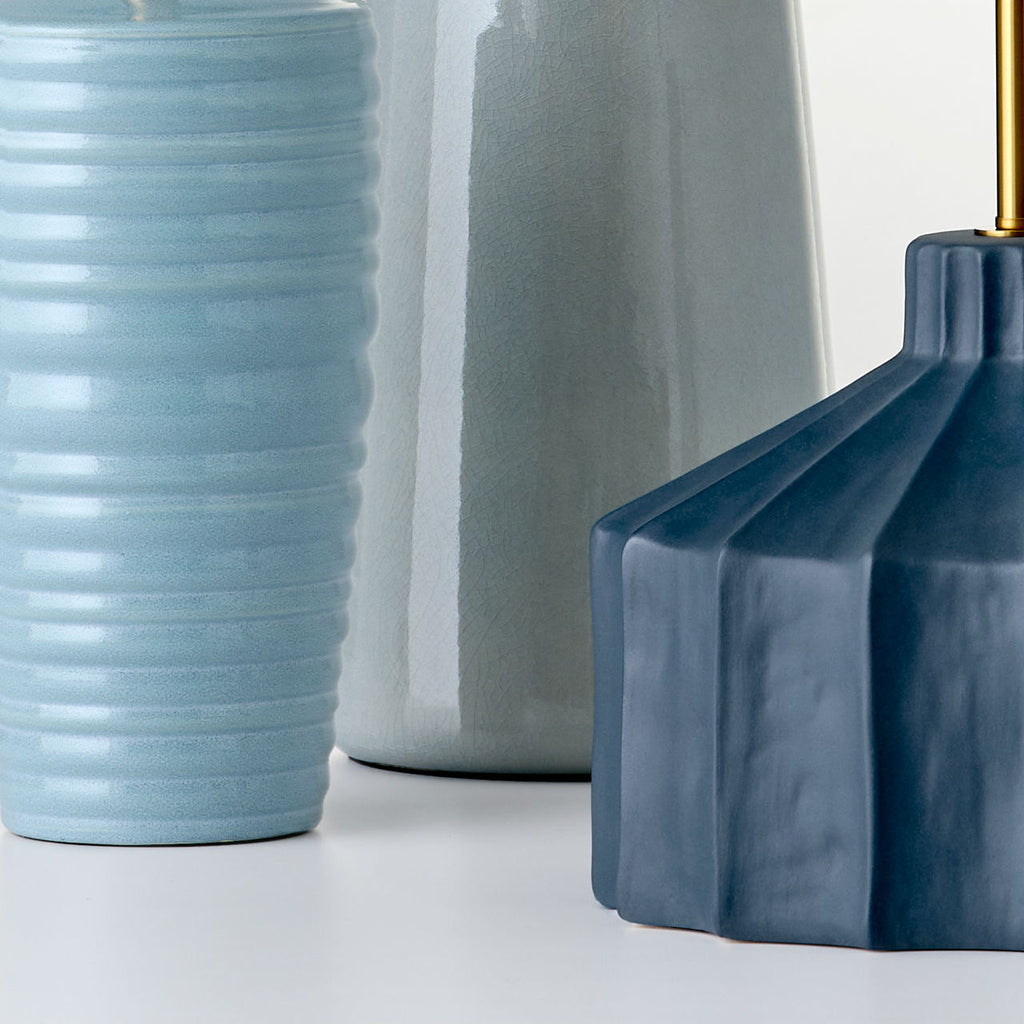 Veneto Medium Table Lamp Matte Concrete Bulbs Inc