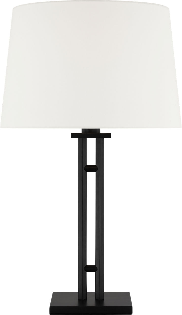 Haddon Medium Table Lamp Aged Iron Bulbs Inc