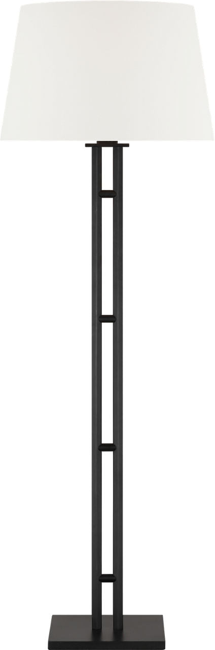 Haddon Medium Floor Lamp Aged Iron Bulbs Inc