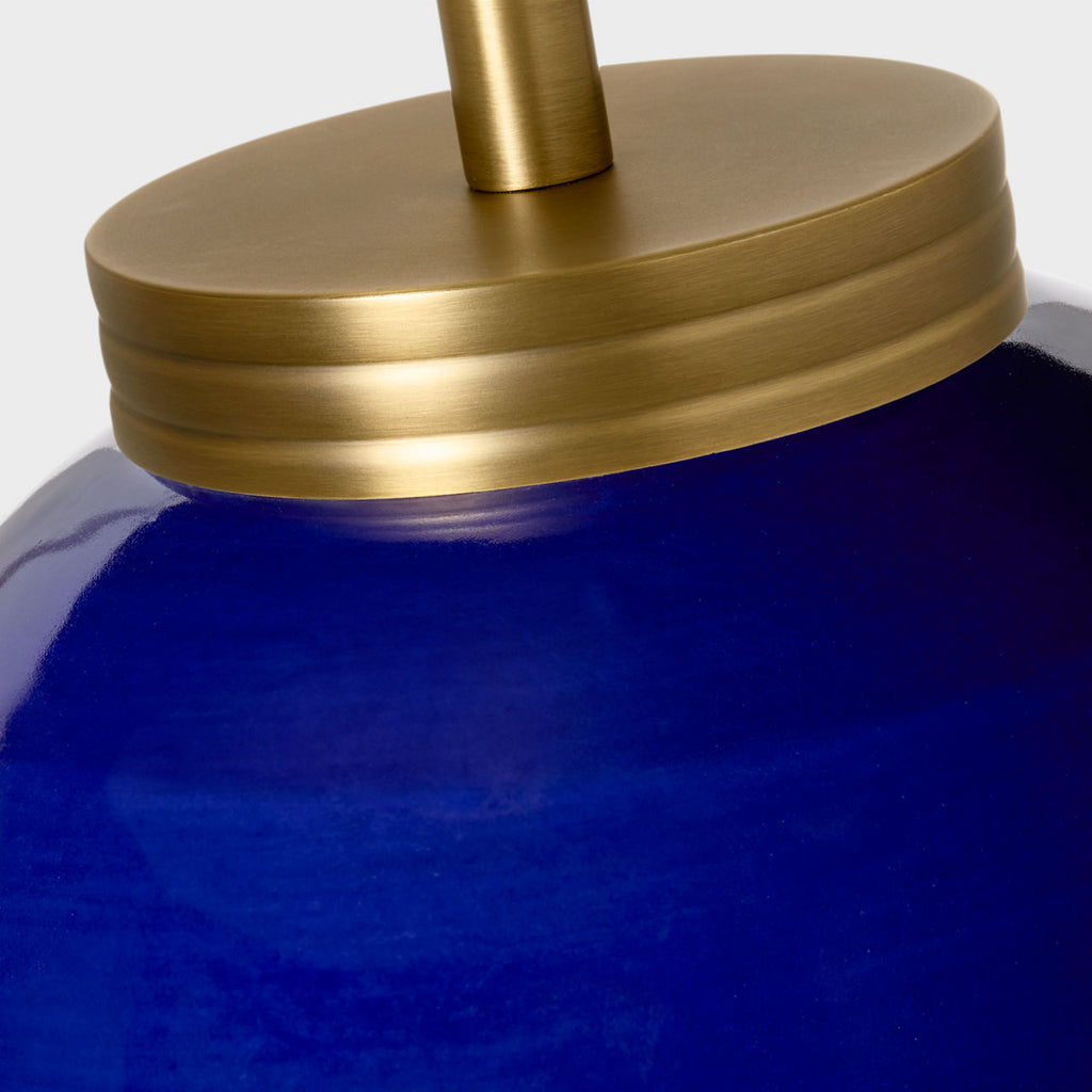 Lilian Medium Table Lamp Crystal Cobalt