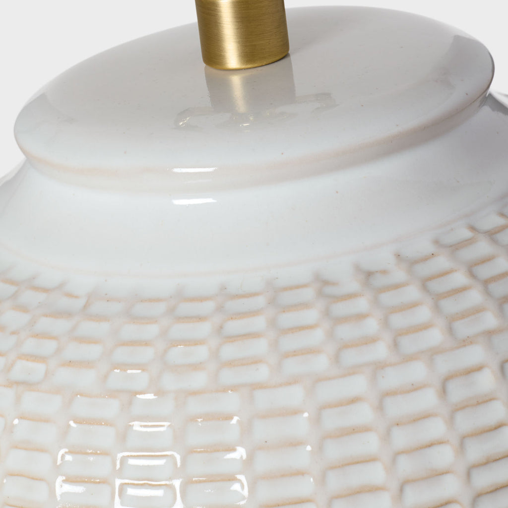Marcel Medium Table Lamp New White