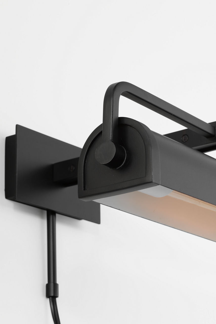 Leonard 13" Picture Light Aged Iron
