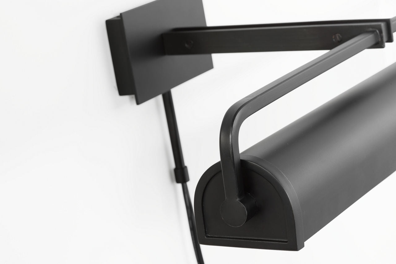 Leonard 19" Picture Light Aged Iron