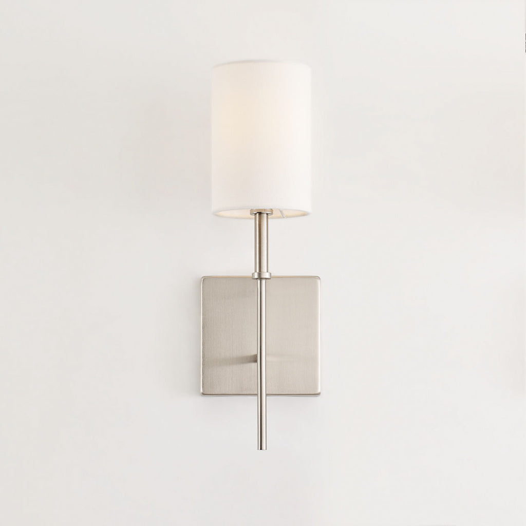 Foxdale 1-Light Sconce | Brushed Nickel