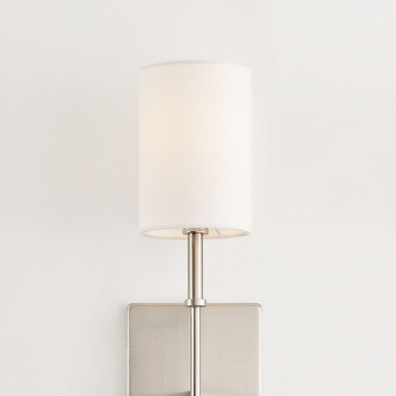 Foxdale 1-Light Sconce | Brushed Nickel