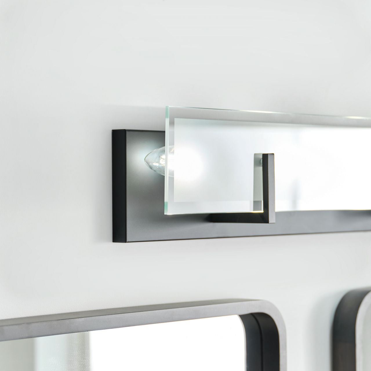 Syll Four Light Wall / Bath Sconce | Midnight Black