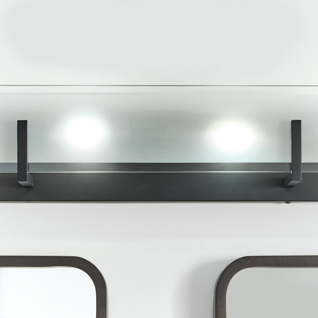 Syll Four Light Wall / Bath Sconce | Midnight Black