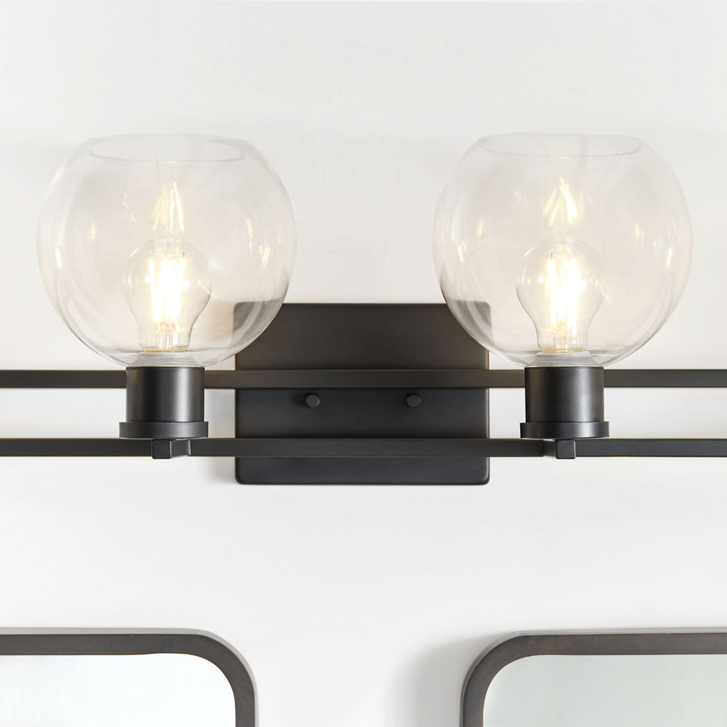 Codyn Four Light Wall / Bath Midnight Black