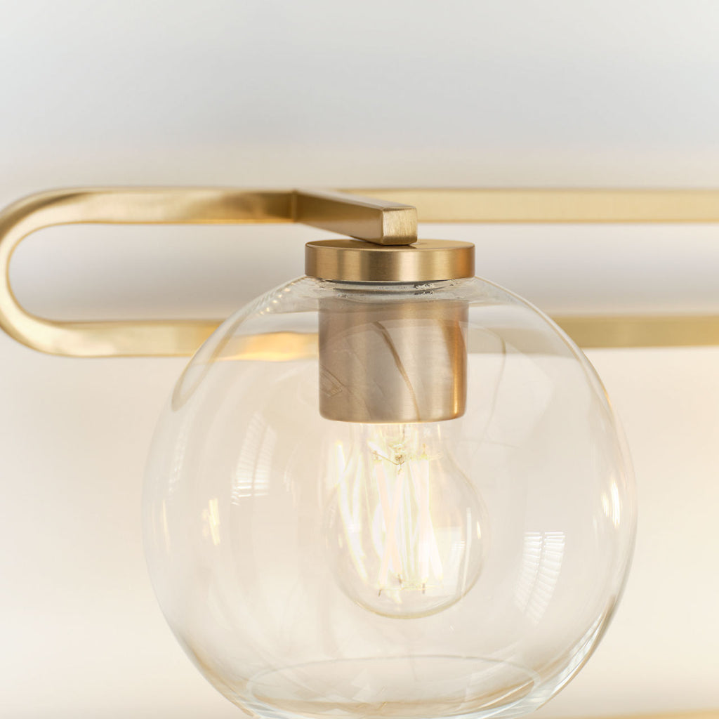 Codyn Four Light Wall / Bath Satin Brass