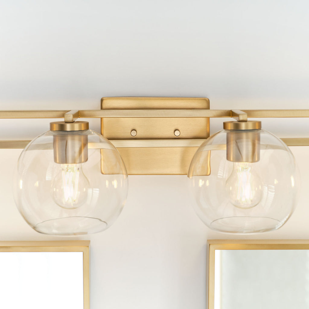 Codyn Four Light Wall / Bath Satin Brass
