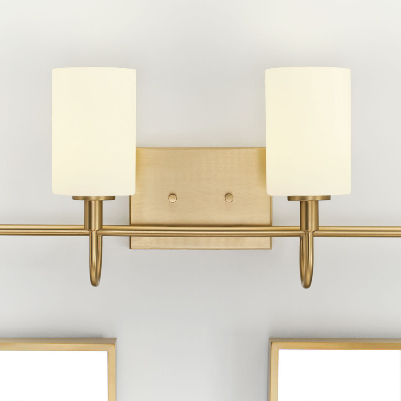 Oak Moore Four Light Wall / Bath Satin Brass
