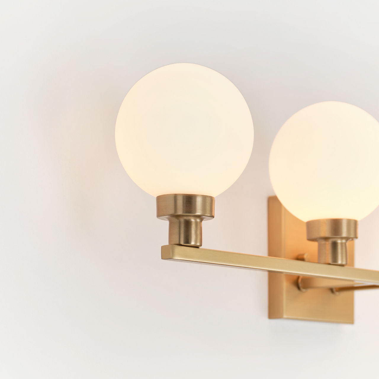 Clybourn Four Light Wall / Bath Satin Brass