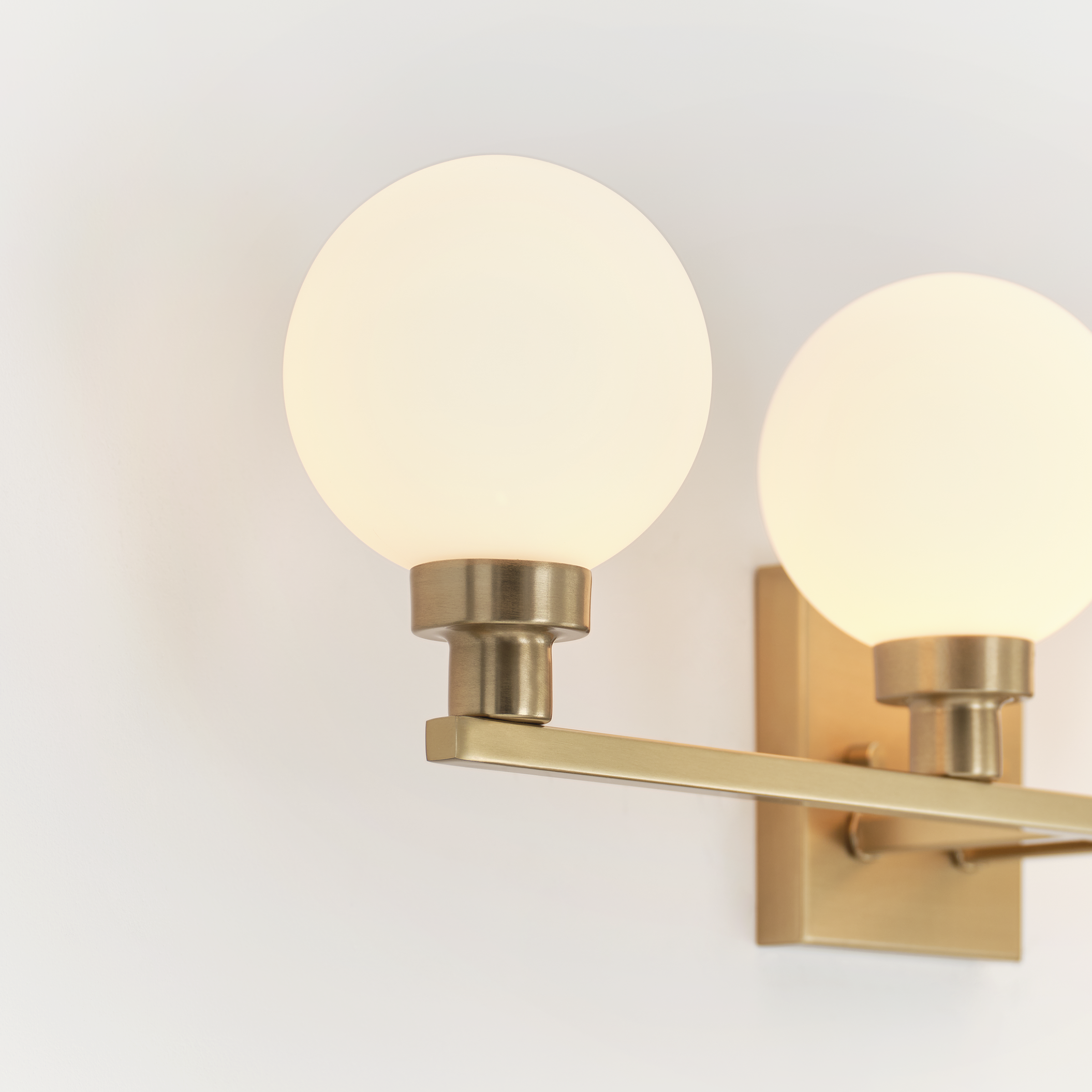 Clybourn Four Light Wall / Bath Satin Brass
