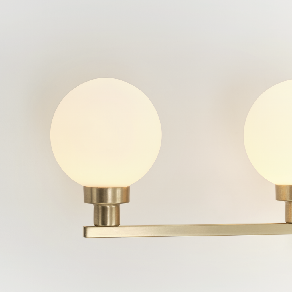 Clybourn Four Light Wall / Bath Satin Brass