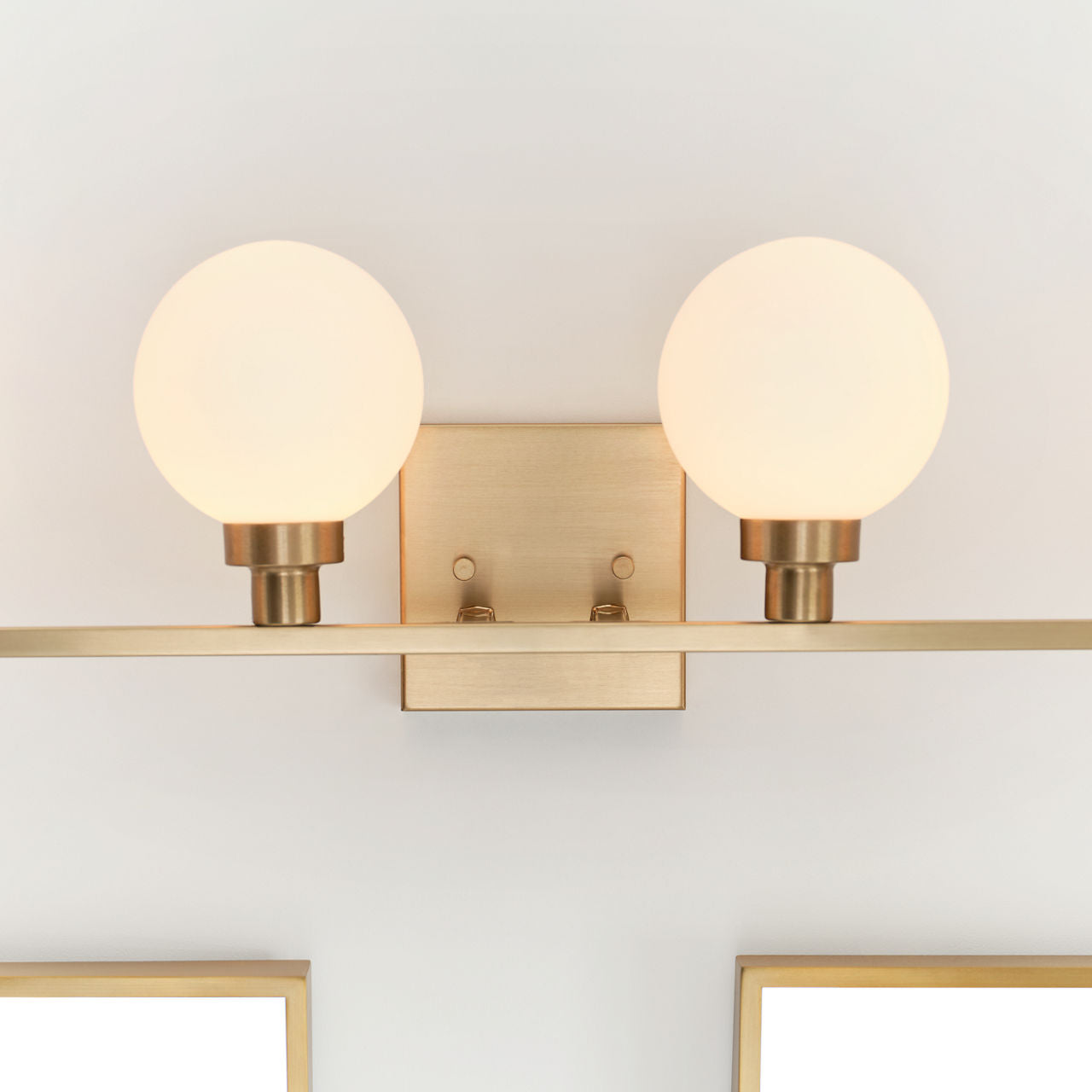 Clybourn Four Light Wall / Bath Satin Brass