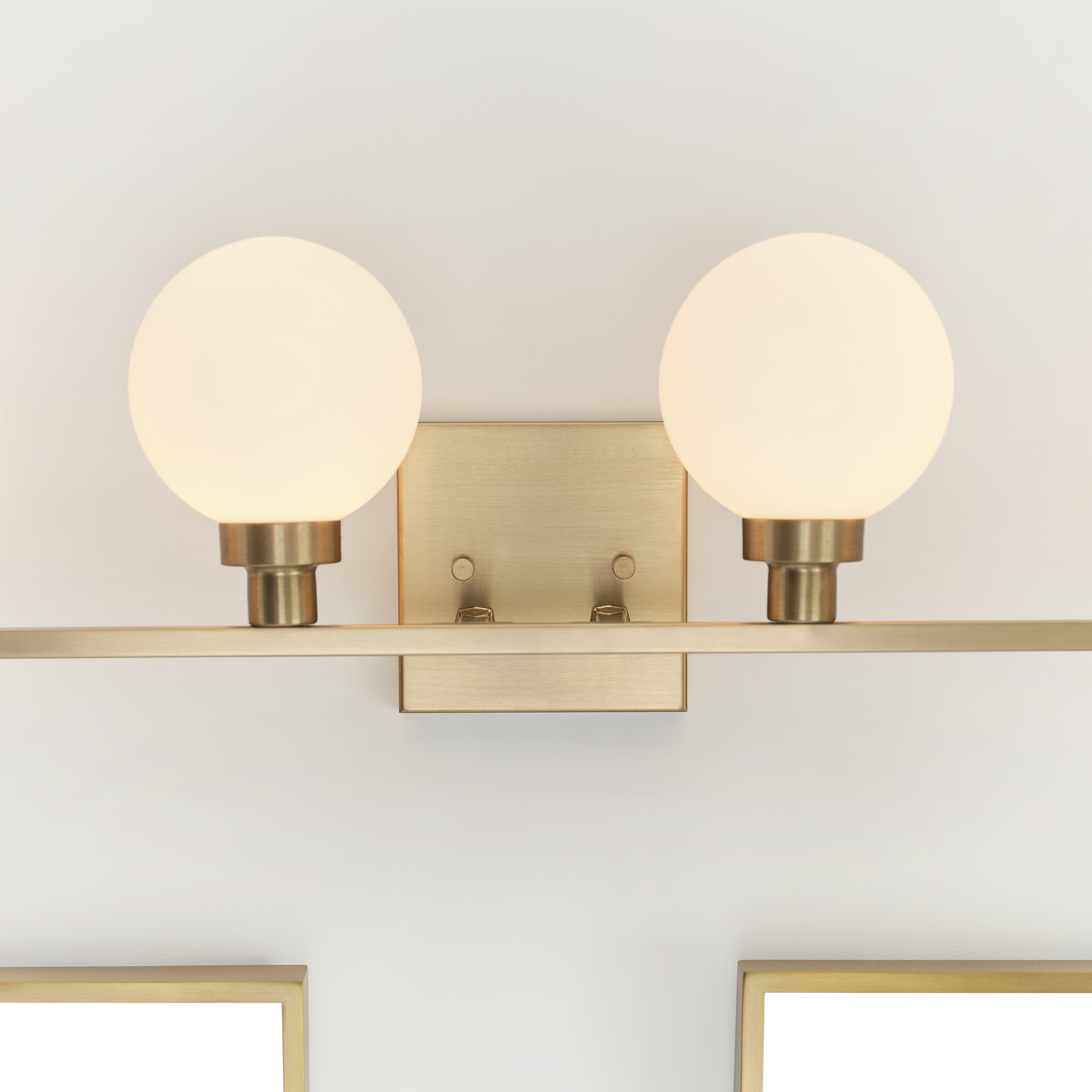 Clybourn Four Light Wall / Bath Satin Brass