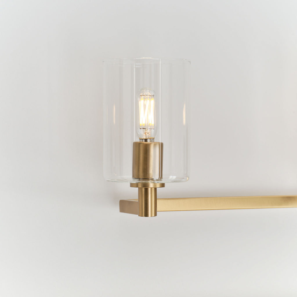 Fullton Four Light Wall / Bath Satin Brass