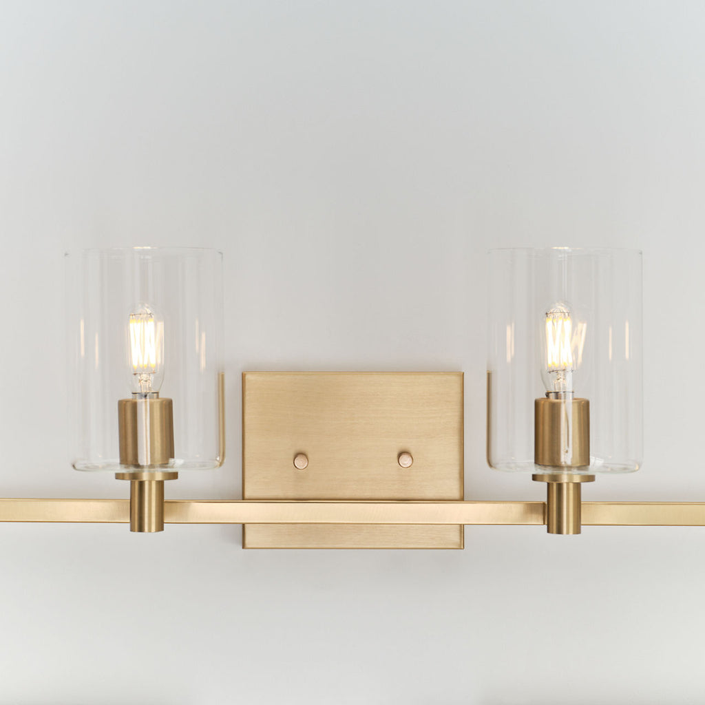 Fullton Four Light Wall / Bath Satin Brass