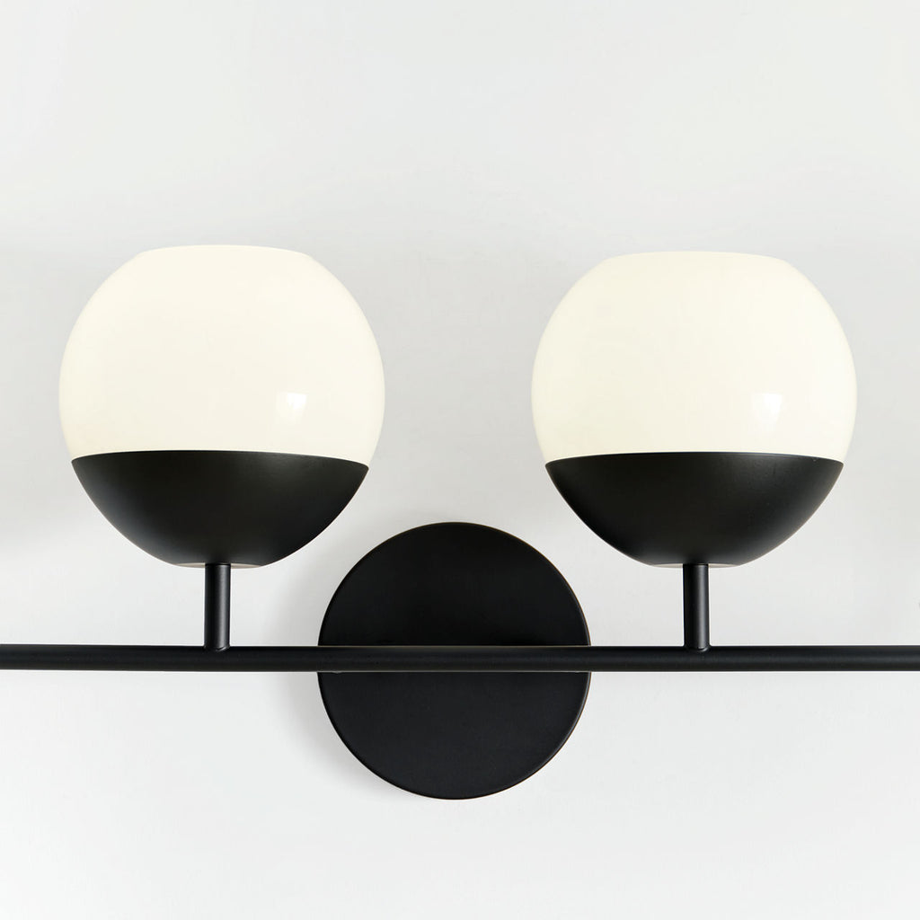 Alvin Four Light Wall / Bath Midnight Black