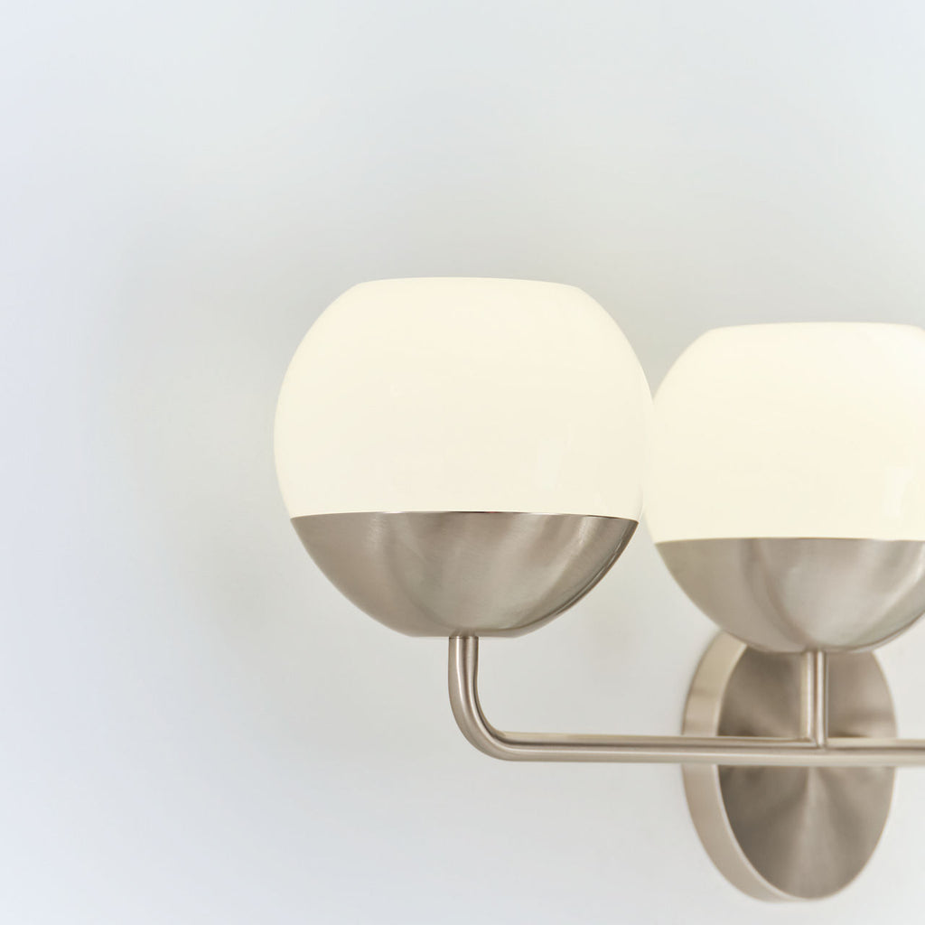 Alvin Four Light Wall / Bath Brushed Nickel