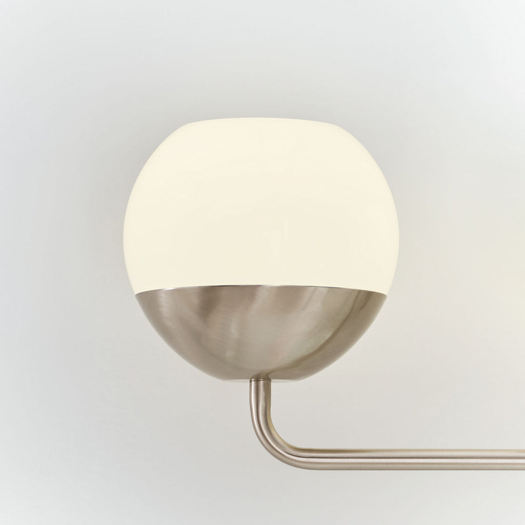 Alvin Four Light Wall / Bath Brushed Nickel