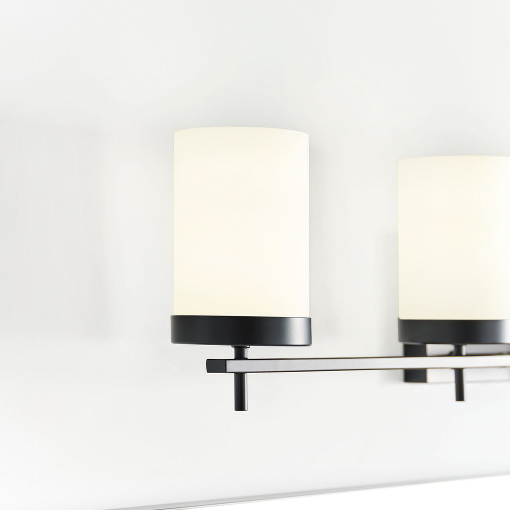 Zire Four Light Bath Midnight Black