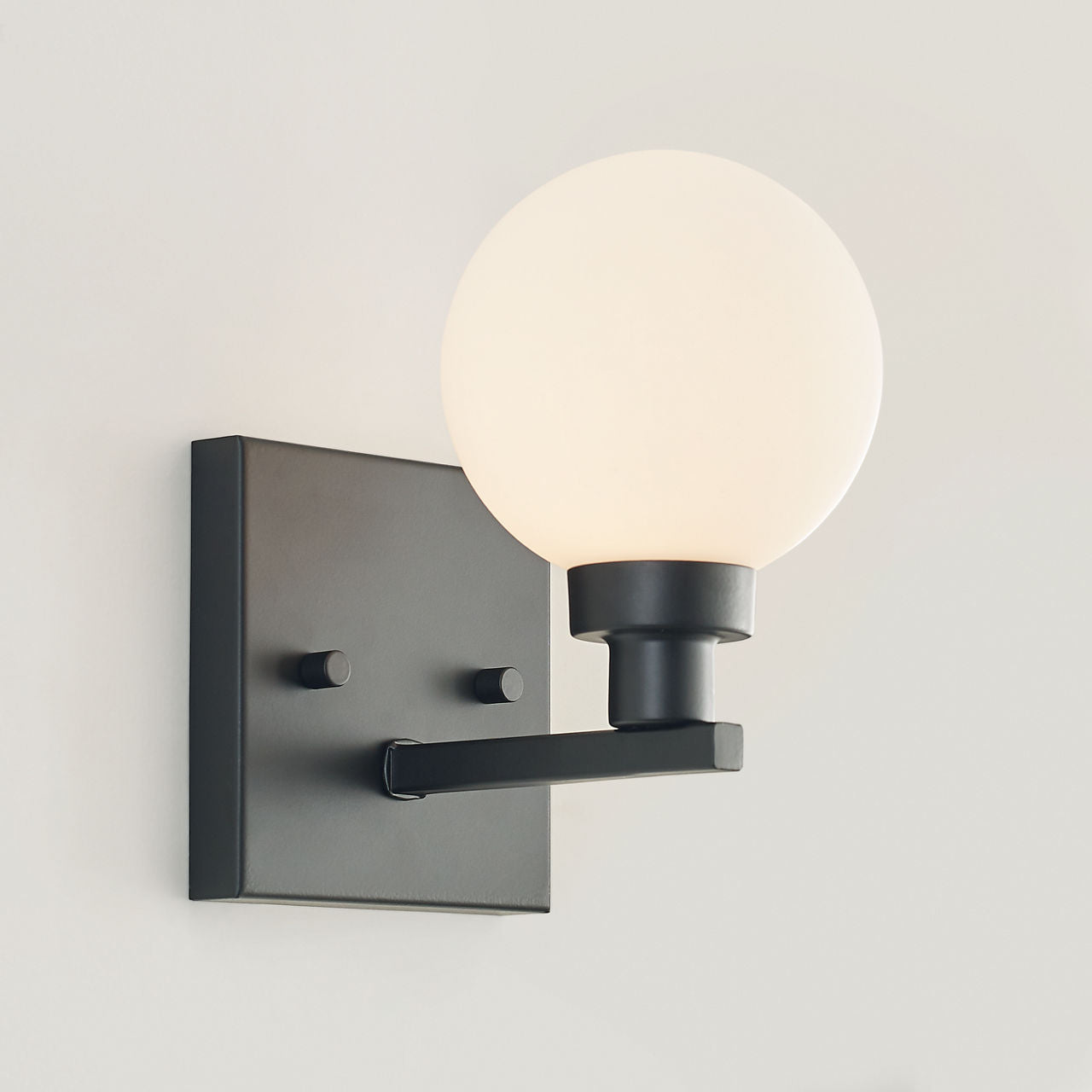 Clybourn One Light Wall / Bath Sconce Midnight Black