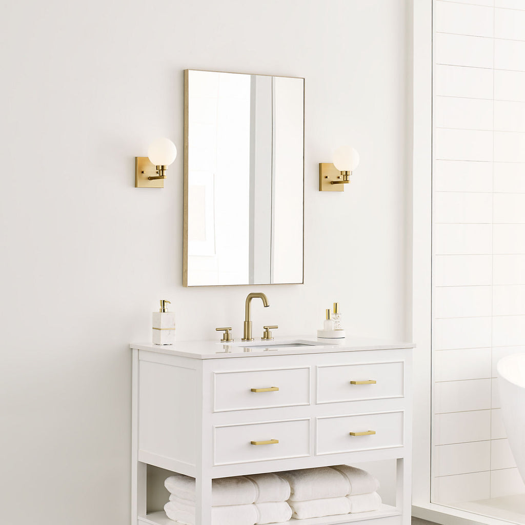 Clybourn One Light Wall / Bath Sconce Satin Brass
