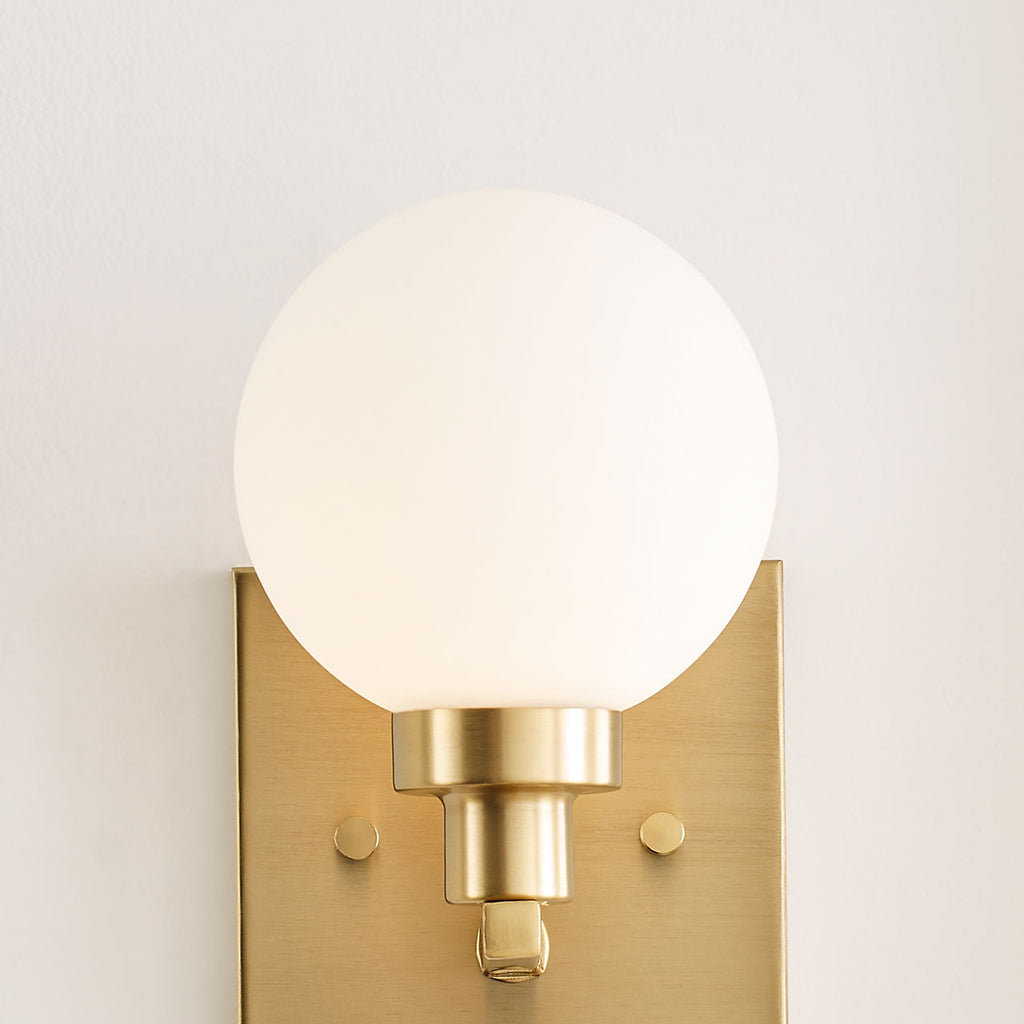 Clybourn One Light Wall / Bath Sconce Satin Brass