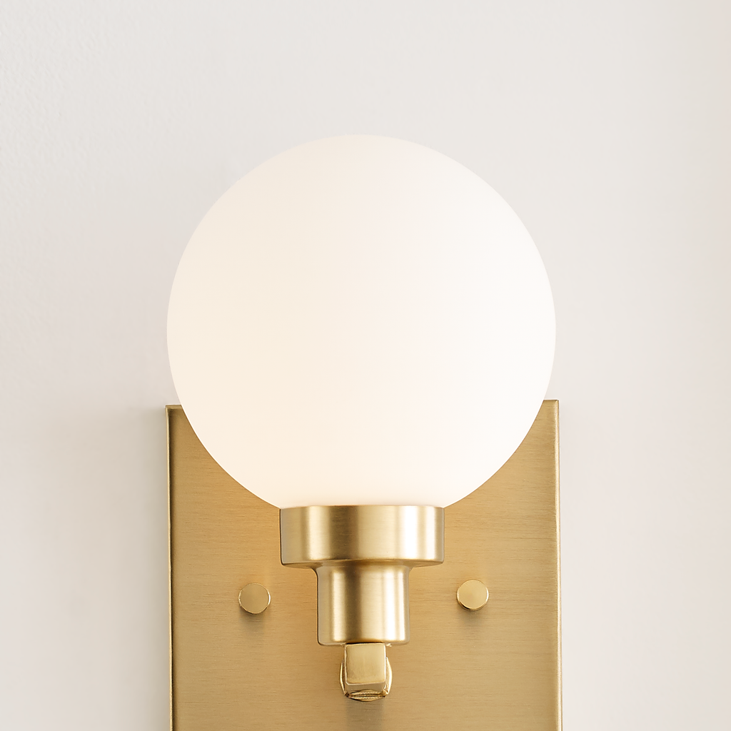 Clybourn One Light Wall / Bath Sconce Satin Brass