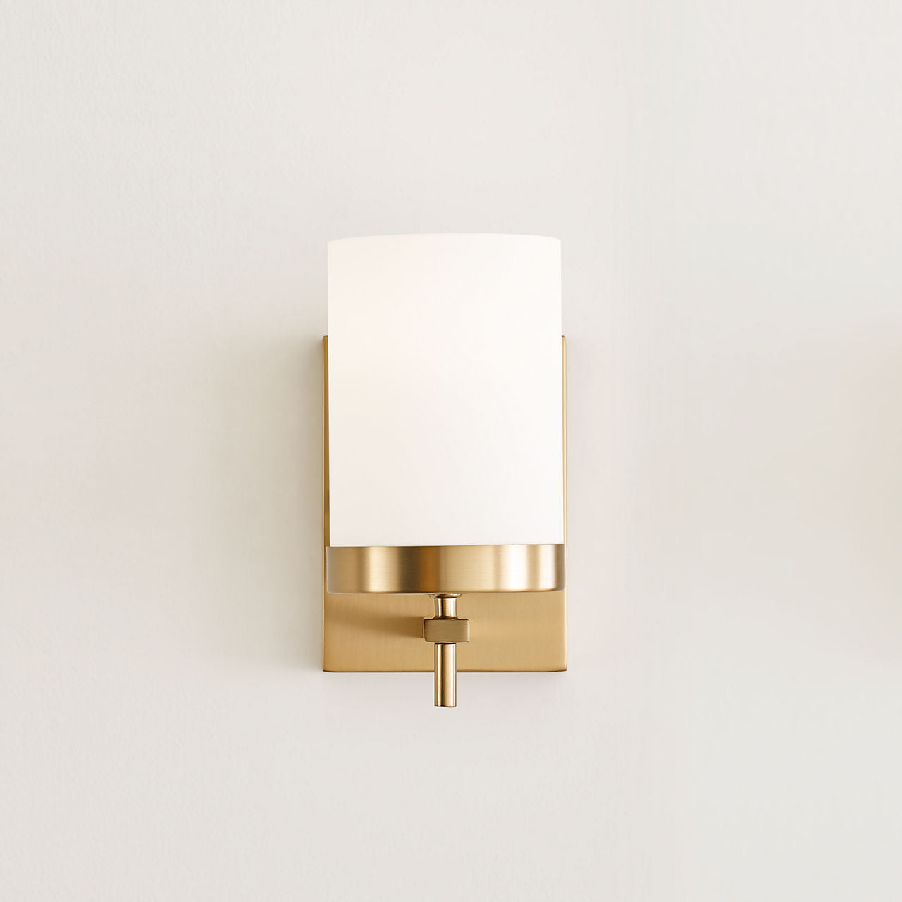 Zire One Light Wall / Bath Sconce | Satin Brass