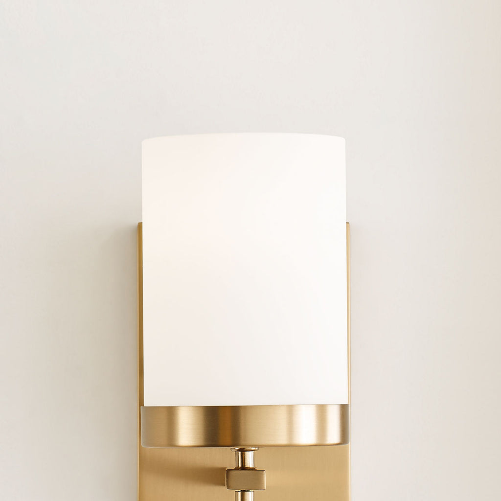 Zire One Light Wall / Bath Sconce | Satin Brass