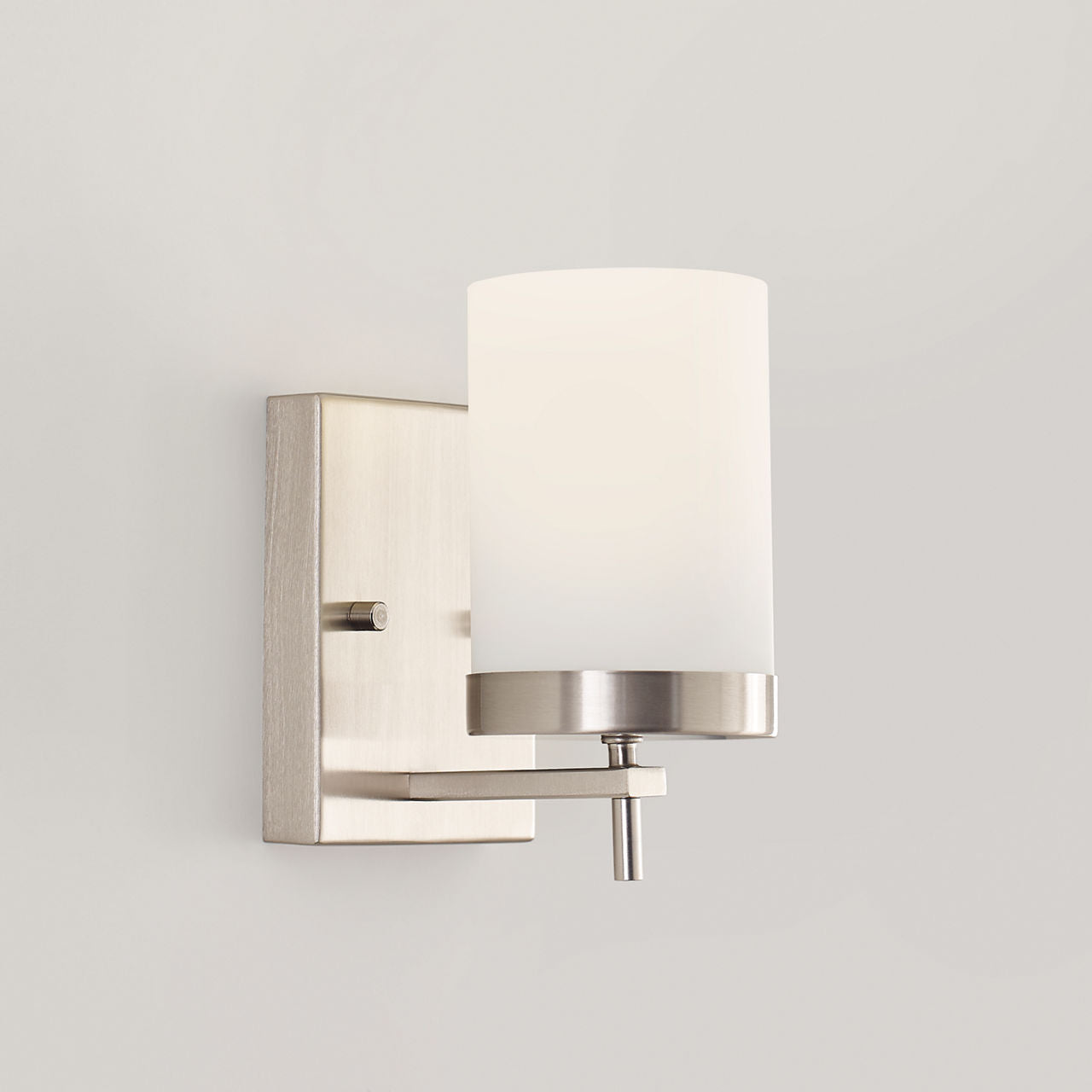 Zire One Light Wall / Bath Sconce | Brushed Nickel