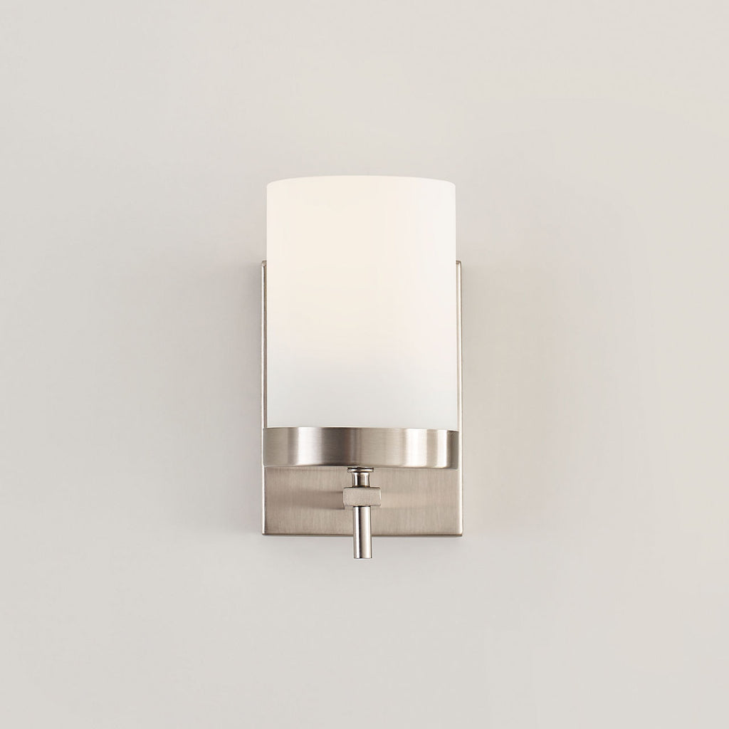 Zire One Light Wall / Bath Sconce | Brushed Nickel
